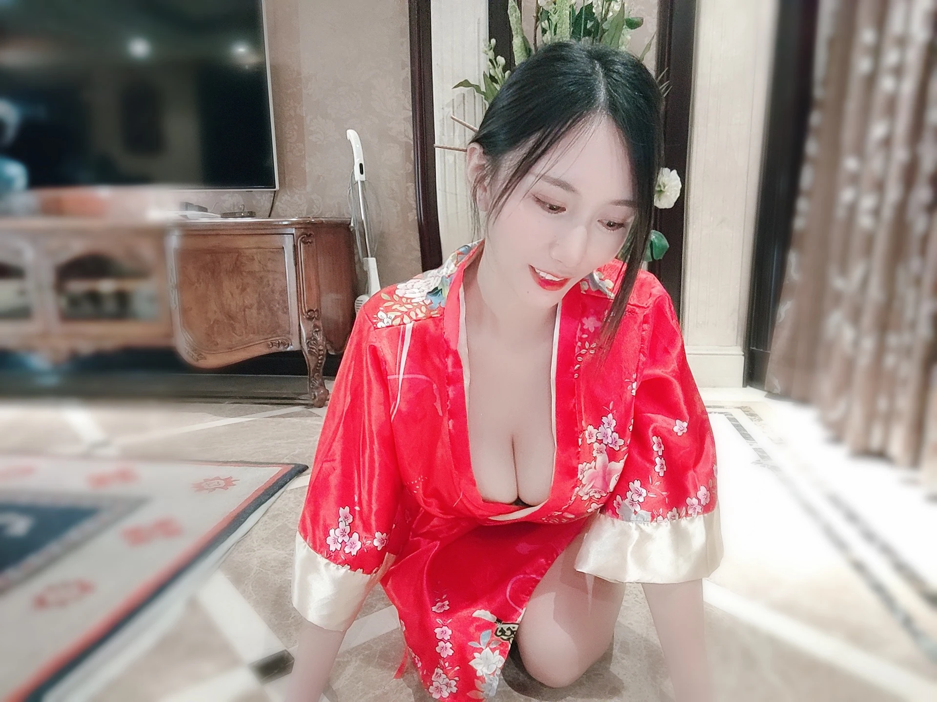 小玉吃果冻 – 日式和服 15P